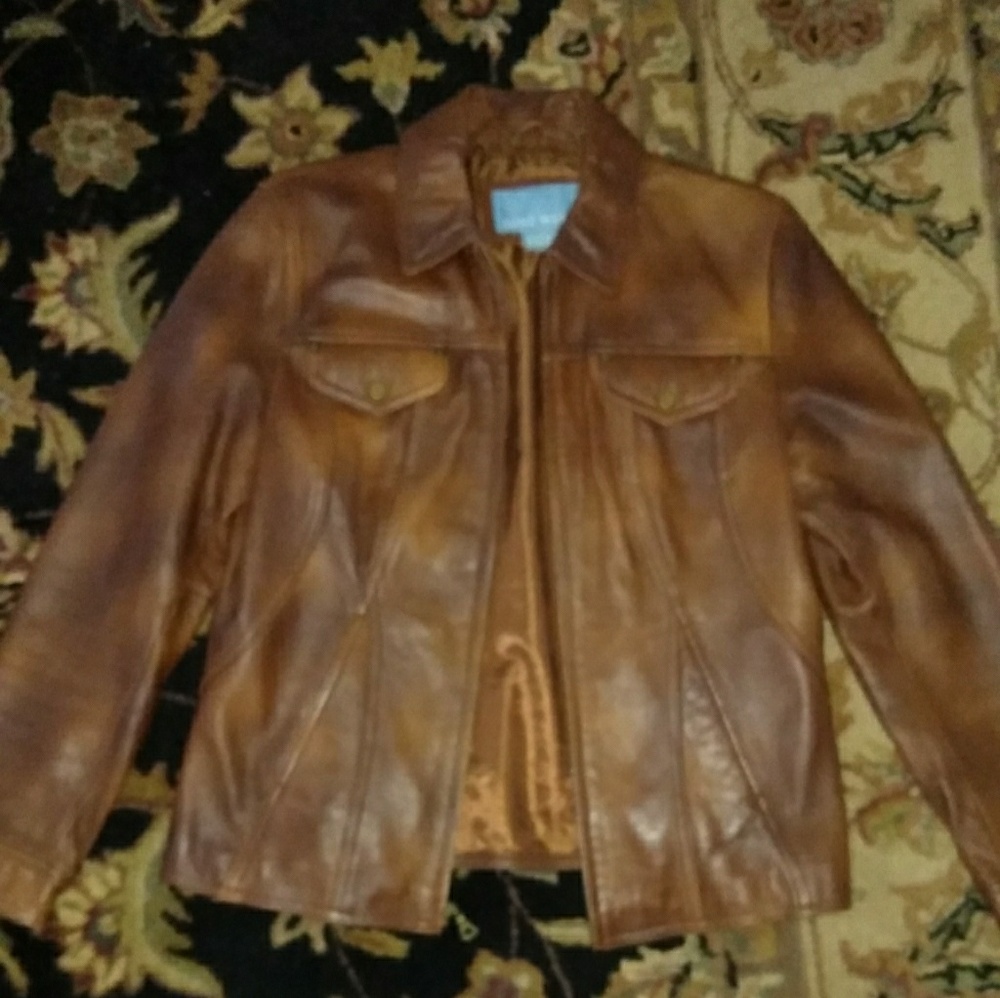Leather jacket